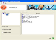 MS Outlook Data Recovery by Unistal screenshot